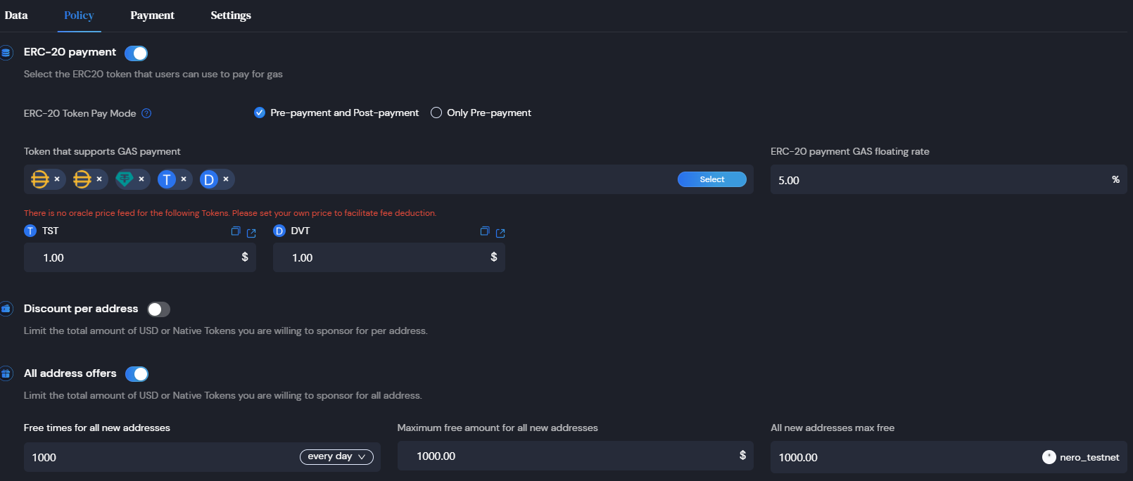 Aa-platform policies
